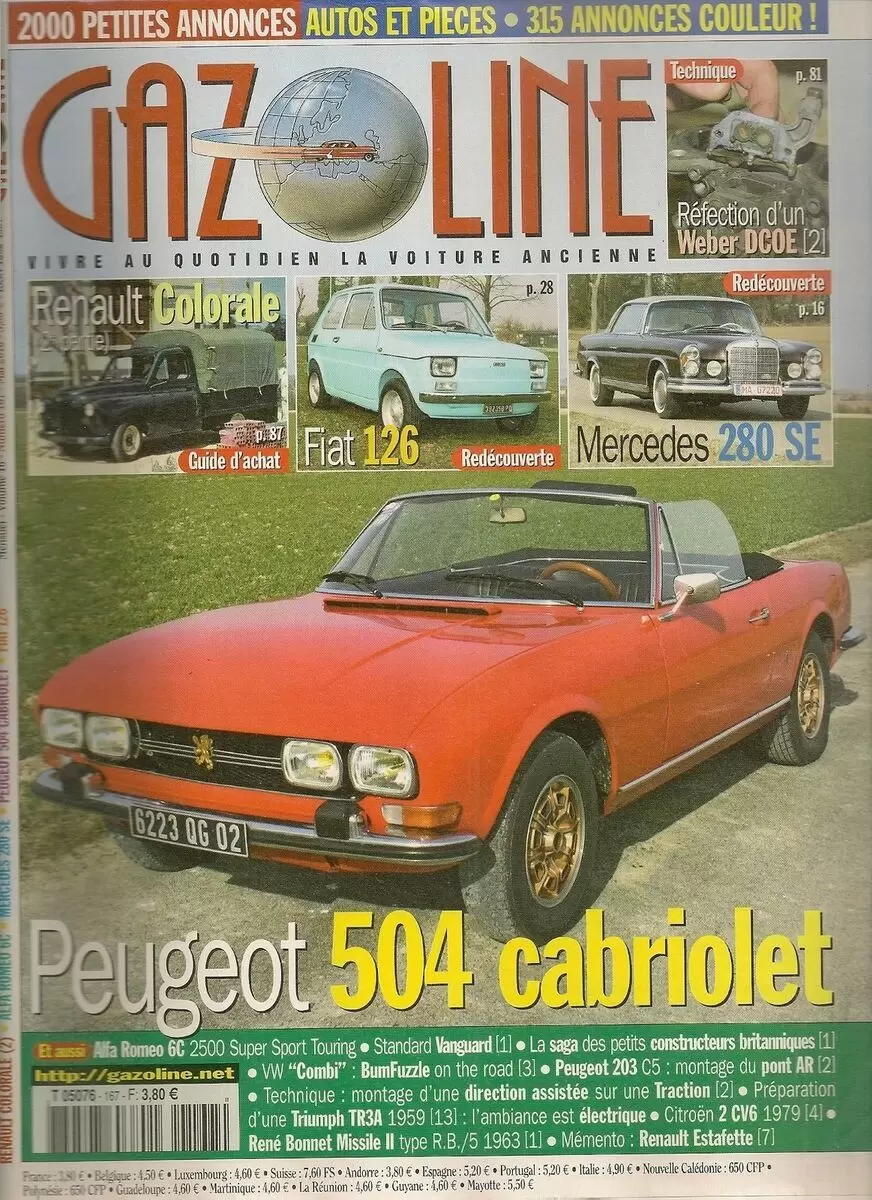 Gazoline - Magasine N° 167