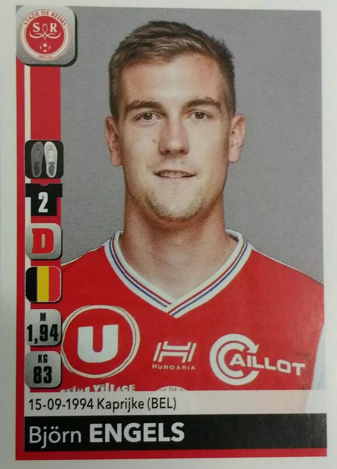 Championnat de France 2018-2019 - Björn Engels - Stade de Reims