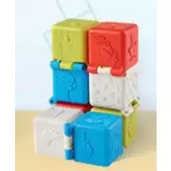 Cubo Dingo Blue, Green, Red & White