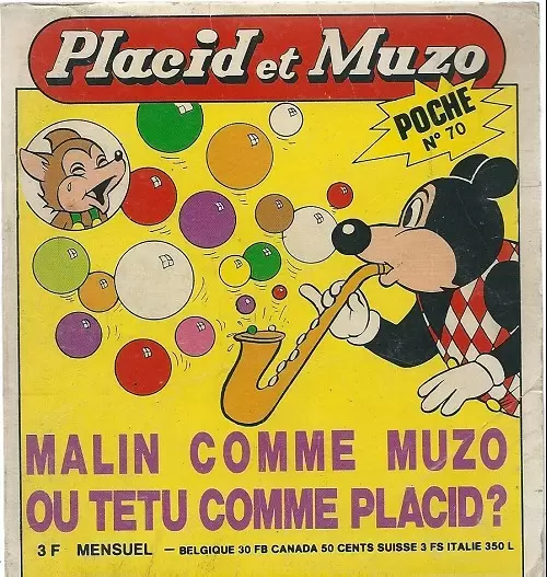 Placid et Muzo Poche - Placid et Muzo Poche N° 070