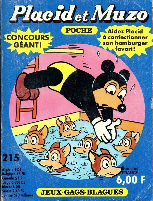 Placid et Muzo Poche - Placid et Muzo Poche N° 215