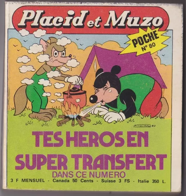 Placid et Muzo Poche - Placid et Muzo Poche N° 080