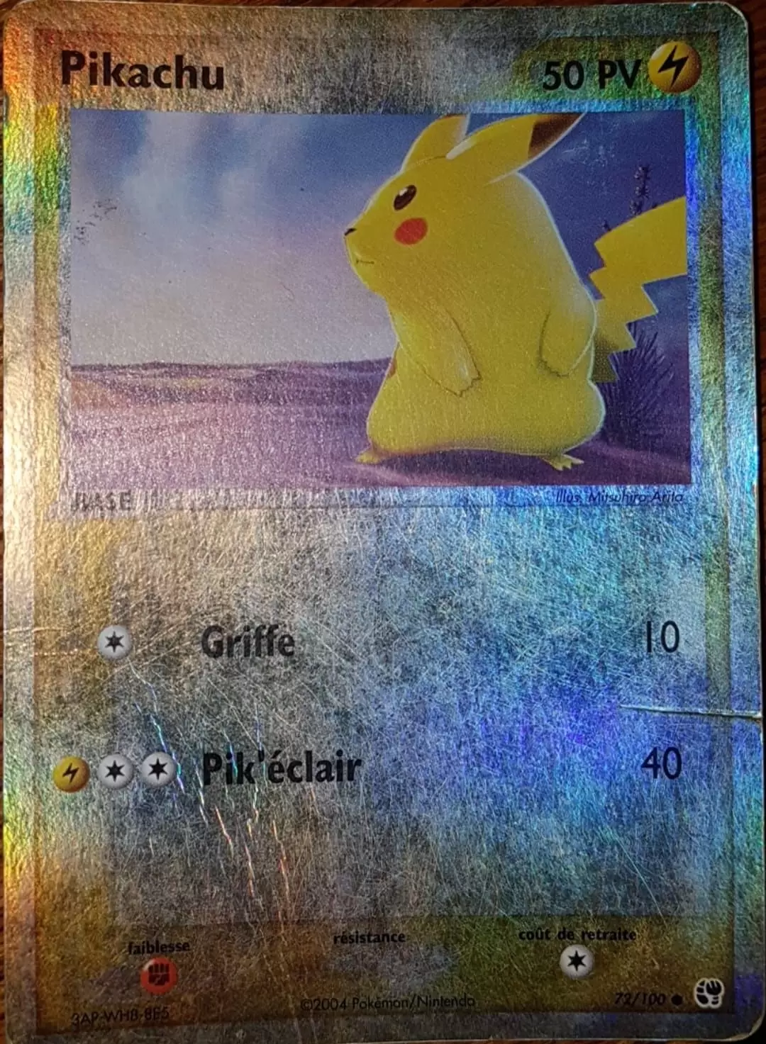 EX Tempête de Sable - Pikachu Reverse
