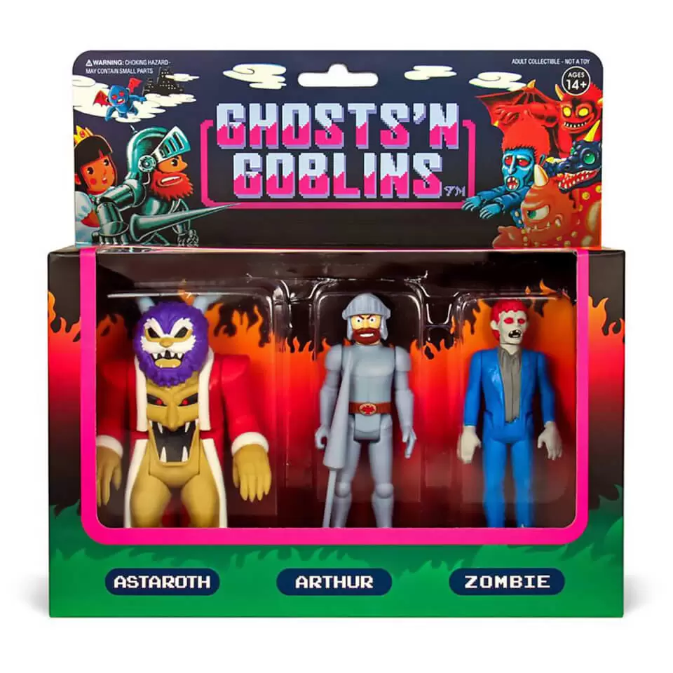 ReAction Figures - Ghosts \'n Goblins - 3-Pack A