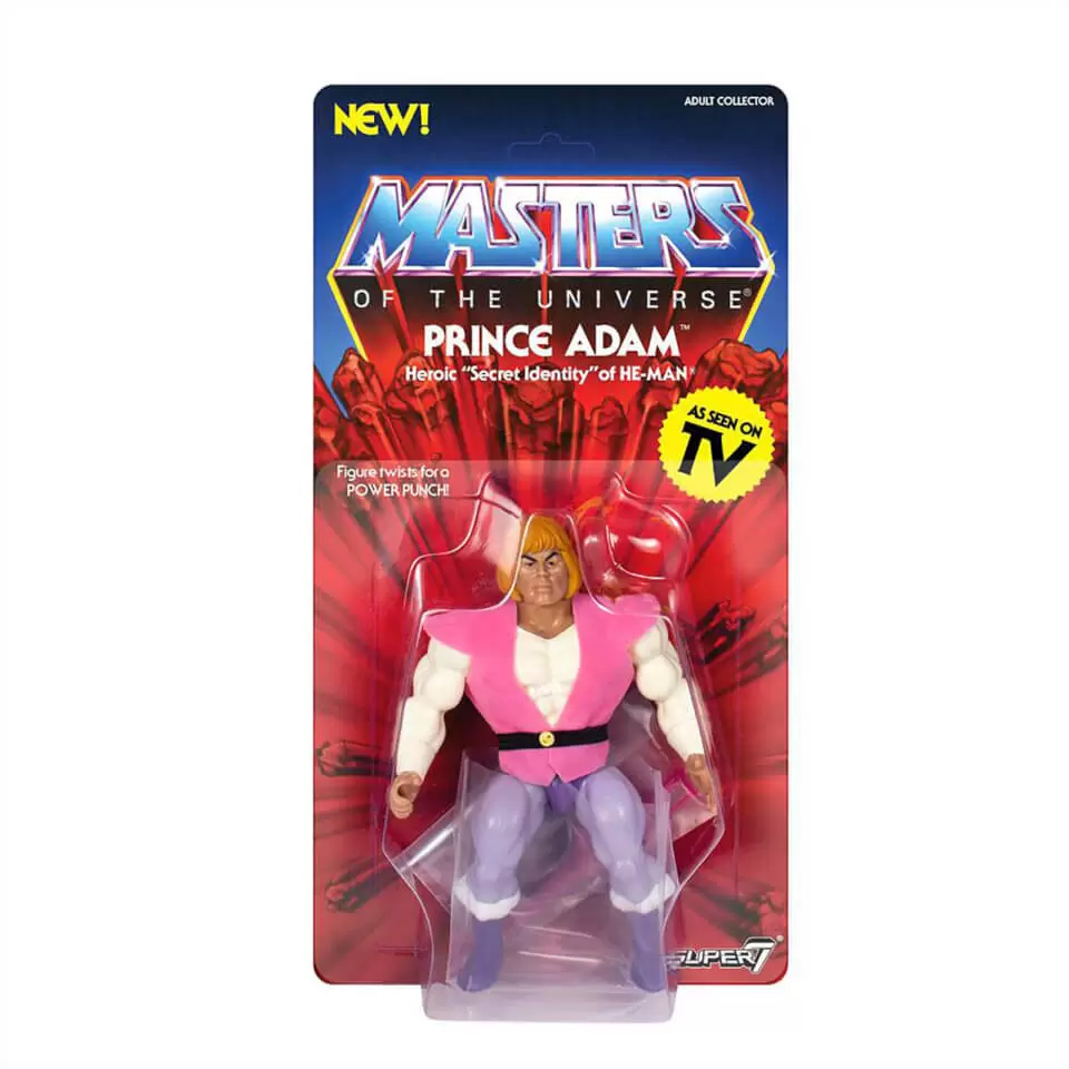 Super7 - Masters of the Universe - Power Punch - Prince Adam