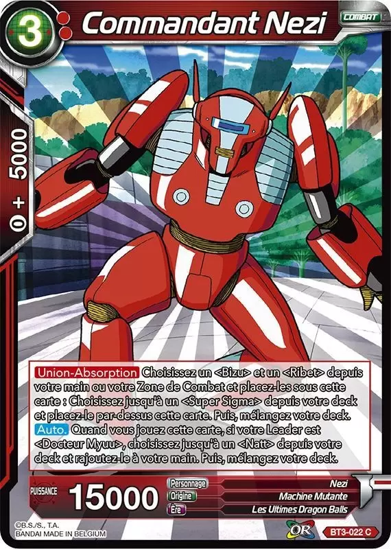 Cross Worlds [BT3] - Commandant Nezi Foil