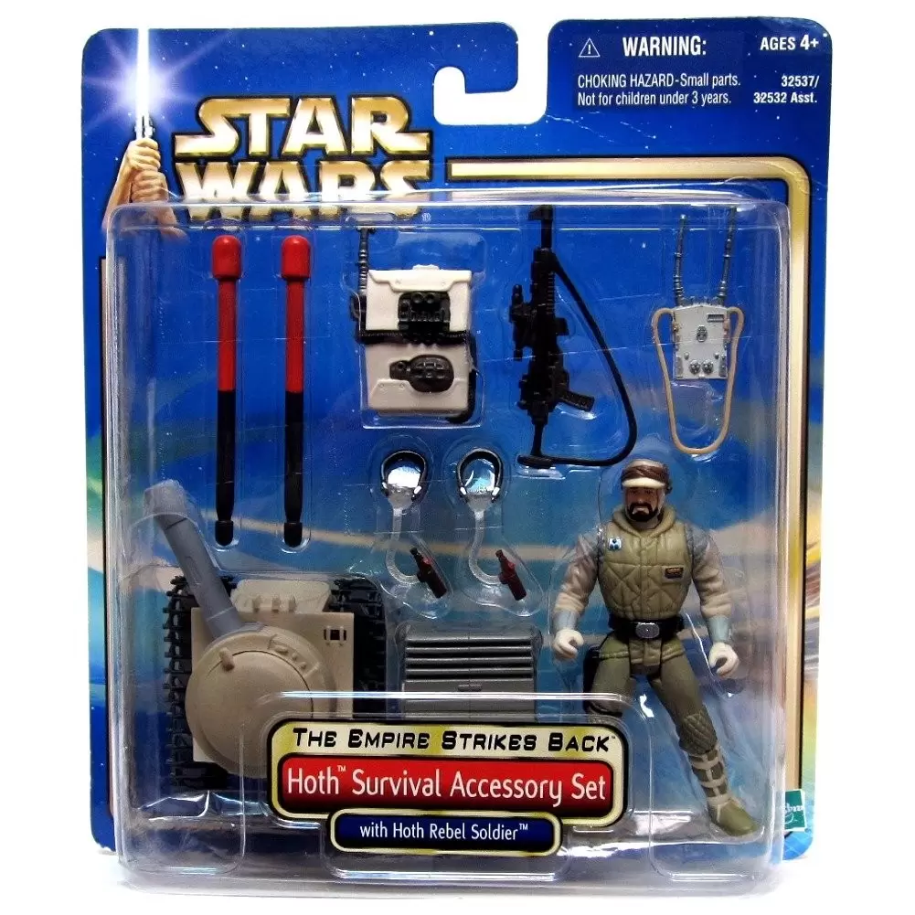 Star Wars SAGA - Hoth Survival Accessory Set with Hoth Rebel Soldier