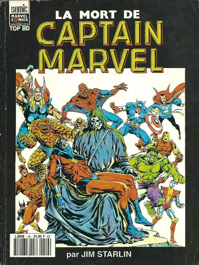Top BD - La mort de Captain Marvel