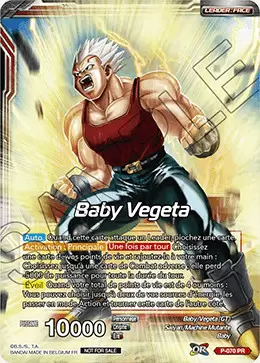 Dragon Ball Super Carte Promo FR - Baby Vegeta // Baby Vegeta, Pouvoirs de Saiyan
