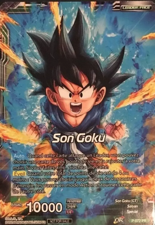 Dragon Ball Super Carte Promo FR - Son Goku // Son Goku, Frappe d\'adulte
