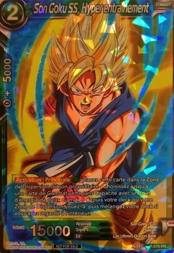 Dragon Ball Super Carte Promo FR - Son Goku SS, Hyper entraînement