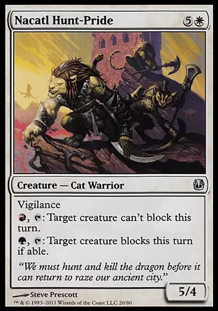 Duel : Ajani Vs Nicol Bolas - Bande chasseresse nacatl
