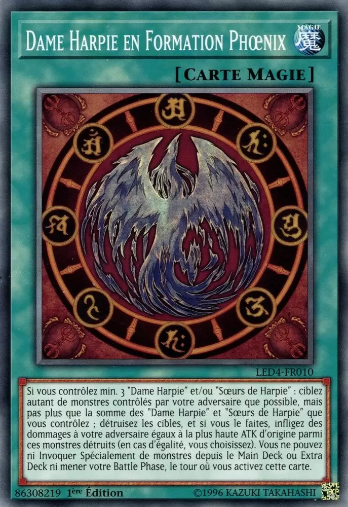 Pack du Duelliste - Les Duellistes Légendaires - Les Soeurs de la Rose LED4 - Dame Harpie en Formation Phoenix