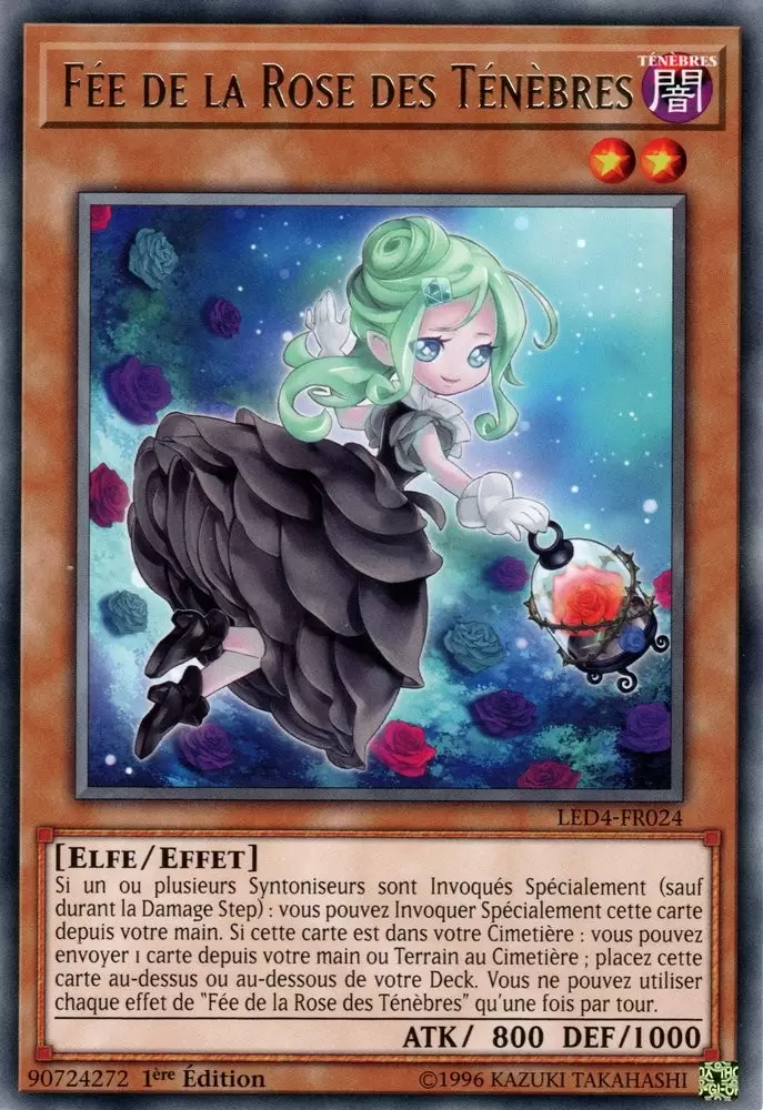 Pack du Duelliste - Les Duellistes Légendaires - Les Soeurs de la Rose LED4 - Fée de la Rose des Ténèbres