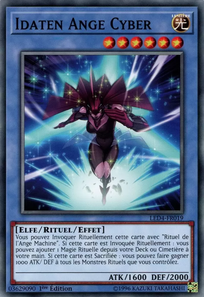 Pack du Duelliste - Les Duellistes Légendaires - Les Soeurs de la Rose LED4 - Idaten Ange Cyber