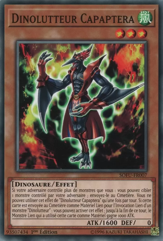 Fusion de l\'âme SOFU - Dinolutteur Capaptera