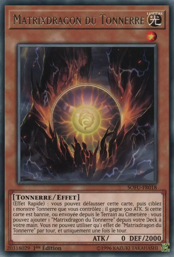 Fusion de l\'âme SOFU - Matrixdragon du Tonnerre