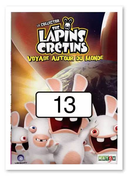The Lapins crétins Voyage autour du monde - Sticker n°13