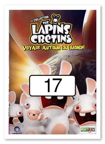 The Lapins crétins Voyage autour du monde - Sticker n°17