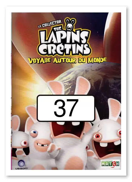 The Lapins crétins Voyage autour du monde - Sticker n°37