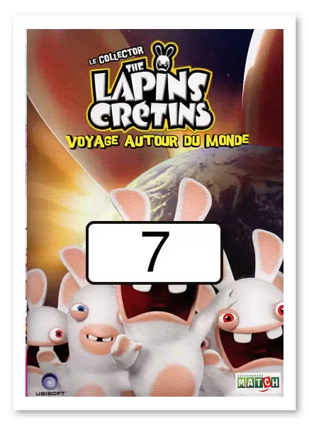 The Lapins crétins Voyage autour du monde - Sticker n°7