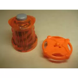 Orange Spinning Top