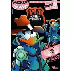Mickey Parade Géant (hors série) - PIA P.I.A. Picsou Intelligence Agency - agents pas trop secrets - dossiers cachés - n° 4 (sur 4)