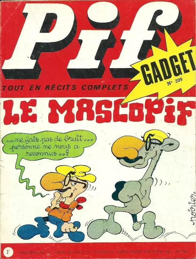 Pif Gadget (Première série) - Pif Gadget N°209