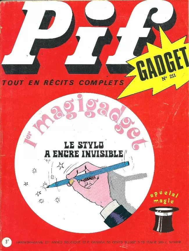 Pif Gadget (Première série) - Pif Gadget N°211