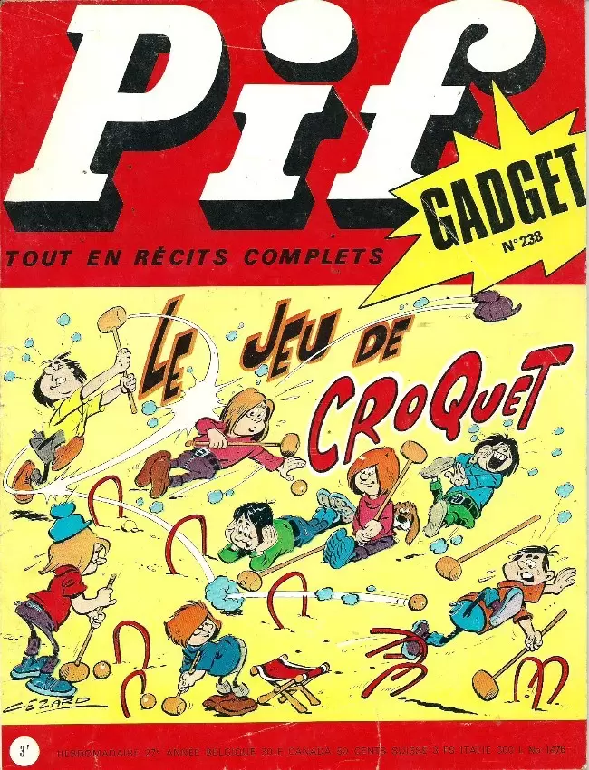 Pif Gadget (Première série) - Pif Gadget N°238