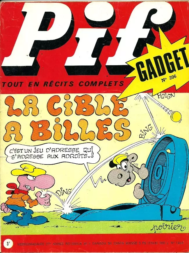 Pif Gadget (Première série) - Pif Gadget N°206
