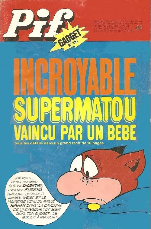 Pif Gadget (Première série) - Pif Gadget N°352