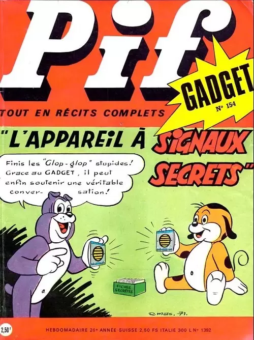 Pif Gadget (Première série) - Pif Gadget N°154