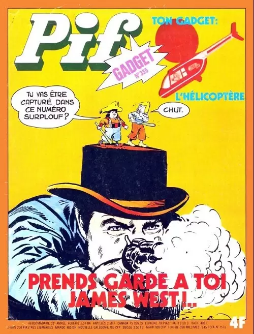 Pif Gadget (Première série) - Pif Gadget N°335