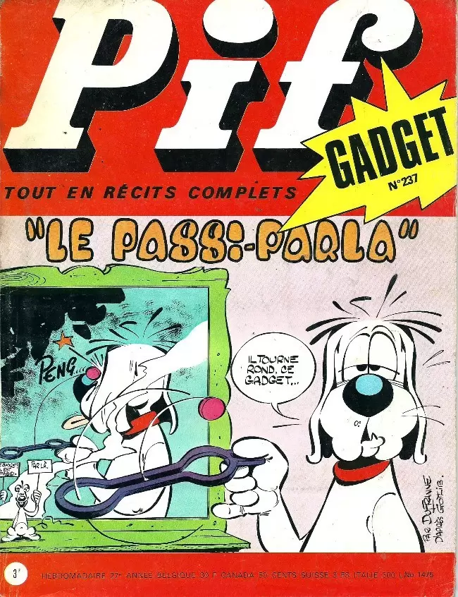 Pif Gadget (Première série) - Pif Gadget N°237