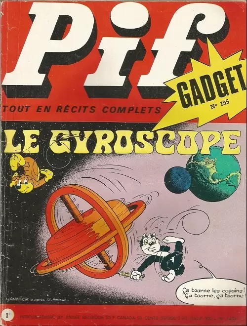 Pif Gadget (Première série) - Pif Gadget N°195