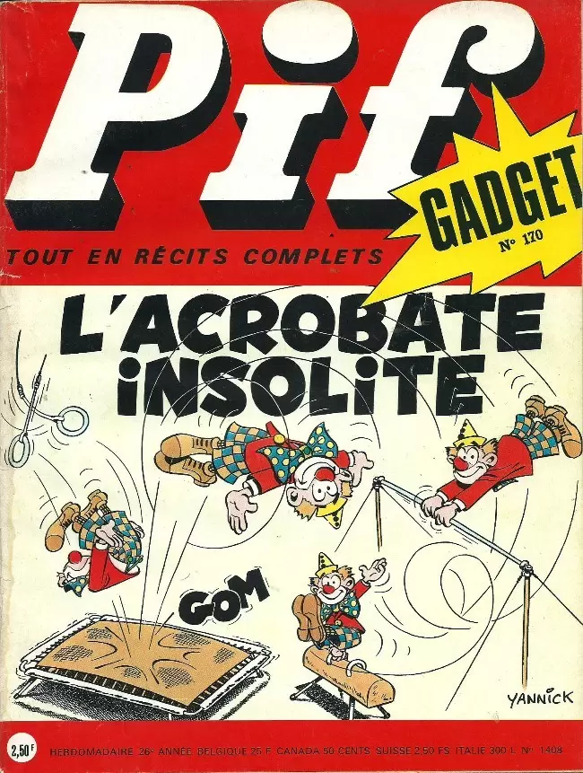 Pif Gadget (Première série) - Pif Gadget N°170