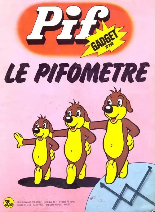 Pif Gadget (Première série) - Pif Gadget N°289