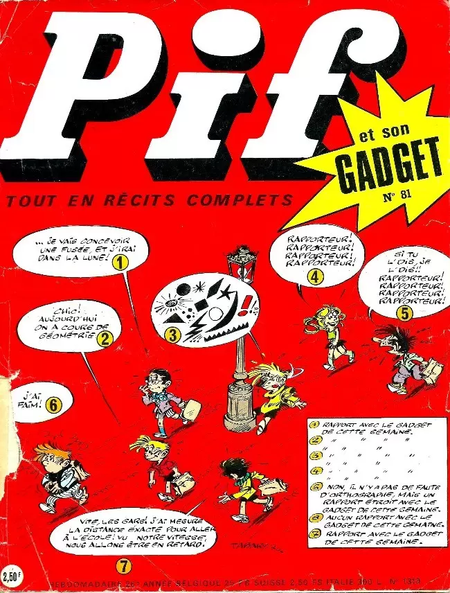 Pif Gadget (Première série) - Pif Gadget N°81