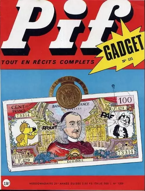Pif Gadget (Première série) - Pif Gadget N°121