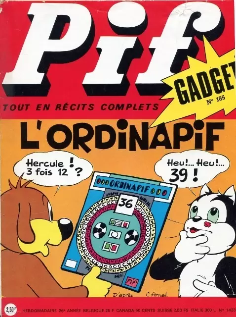 Pif Gadget (Première série) - Pif Gadget N°185