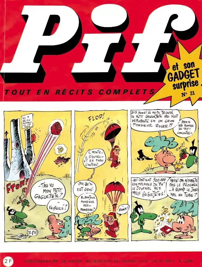 Pif Gadget (Première série) - Pif Gadget N°21