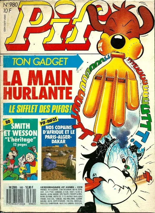 Pif Gadget (Première série) - Pif Gadget N°980