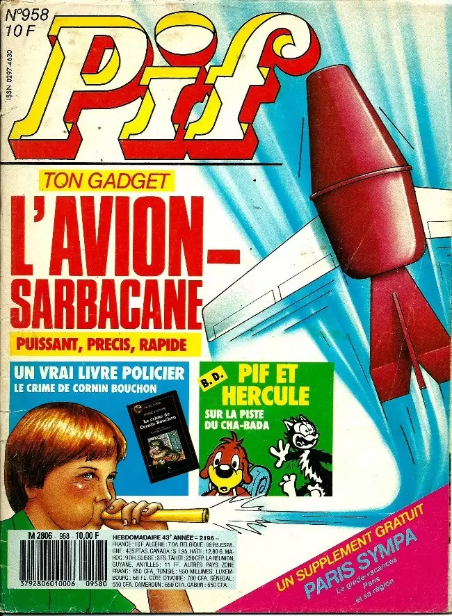 Pif Gadget (Première série) - Pif Gadget N°958