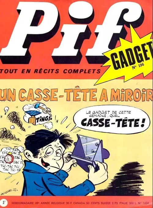 Pif Gadget (Première série) - Pif Gadget N°196