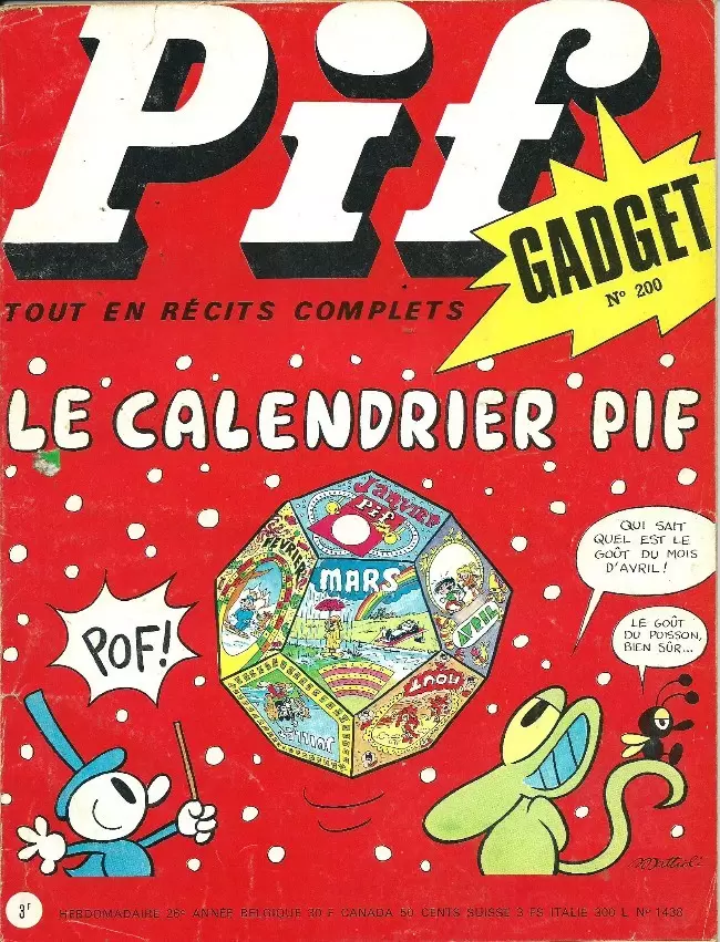 Pif Gadget (Première série) - Pif Gadget N°200