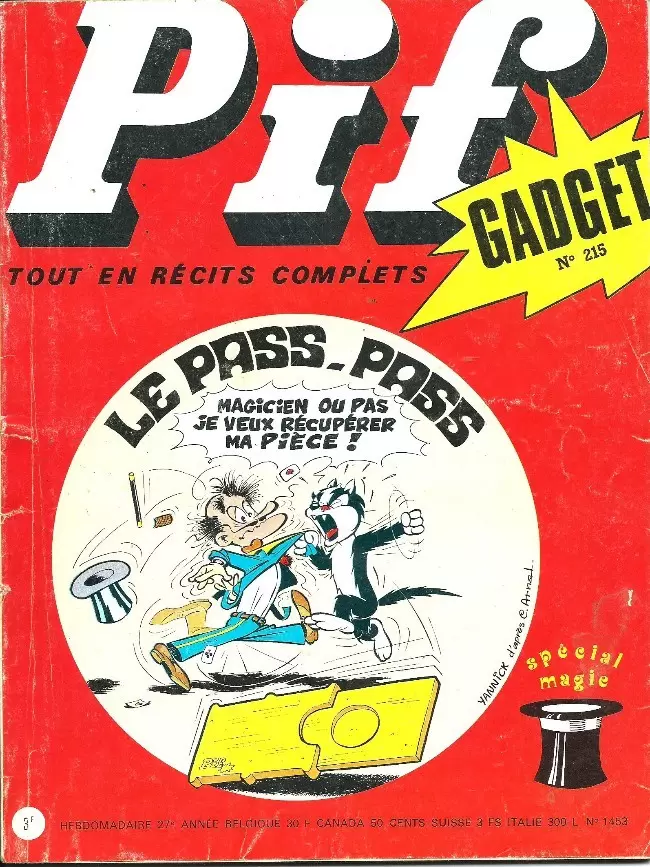 Pif Gadget (Première série) - Pif Gadget N°215