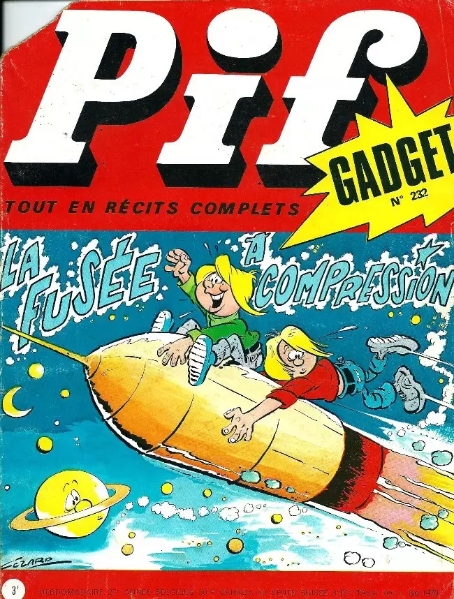 Pif Gadget (Première série) - Pif Gadget N°232