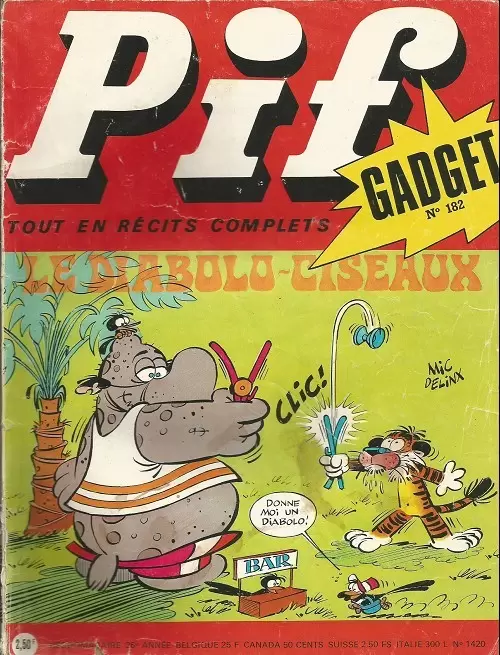 Pif Gadget (Première série) - Pif Gadget N°182