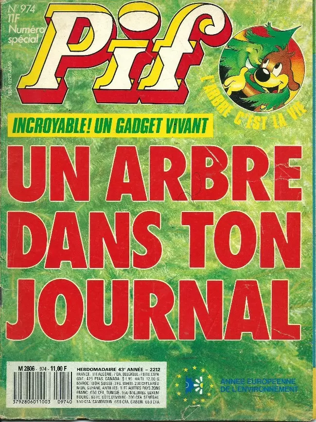 Pif Gadget (Première série) - Pif Gadget N°974